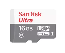 Sandisk Ultra 16gb Sdsquns-016g-gn3mn 80mb/s Uhs-i Cl (p7kd)