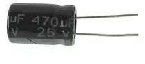 Condensador Electrolitico 470uf X 25v  Pack De 5 Unidades