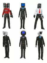 Figuras Skibidi Toilet Coleccion X6 Personajes Tv Man Titan