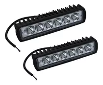 Pack 2 Foco Led Focos Neblineros Led Barra Led 4x4 18w Xl Hi