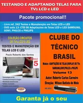 Livro E Dvd Aula Testando E Adaptando Telas  Tvs Lcd E Led