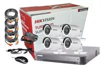 Kit Dvr 720/1080p 4 Canales +4 Camara Bullet Full Hd