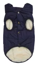 Parka De Perro, Impermeable, Forrada En Polar Con Broches