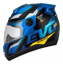 Capacete Masculino Motoqueiro G8 Evo Brilhante Marca Protork