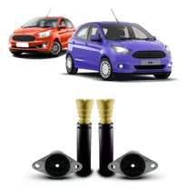 2 Kit Batente Coxim Coifa Do Amortecedor Traseiro Ford Novo New Ka 2015 2016 2017 2018 2019 Envio Imediato