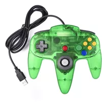 Joystick Usb Pc Diseño Nintendo 64 N64 Verde