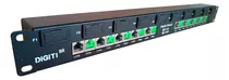 Regua Patch Panel Gigabit Poe 10 Portas