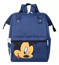 Pañalera Bebe Morral Maleta Bolso Mickey Minnie Grande Multi