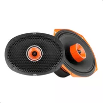 Bocina Tipo Coaxial Waraudio Rocket Pro 69 Para Carros, Pickups & Suv Color Naranja 6  X 9  X 65   X 2 Unidades 