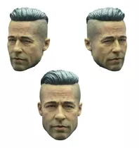 Brad Pitt  Head - Cabeça Tipo Hot Toys 1/6