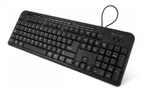 Teclado Vorago Kb204 Alámbrico Usb Negro Español Está /vc Idioma Español Latinoamérica