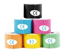 Pack 6 Kinesio Tape Cinta Kinesiologica Kinesiotape 5 X 5 Cm