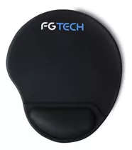 Mouse Pad Con Apoya Muñeca De Gel Fg Tech Antideslizante Negro