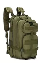 Mochila Tactica Trekking Camping Viaje Reforzada Militar Color Verde Diseño De La Tela Liso