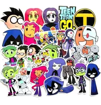 50 Stickers Teen Titans Go! - Etiquetas Autoadhesivas