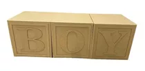 Cubo Boy 30x30 Mdf Cru