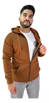 Campera Con Capucha Corderito Interno Hombre Abrigada