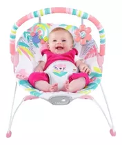 Silla Mecedora Para Bebé Bright Starts Flamingo Vibes 12228-es Blanco/rosa