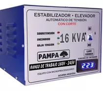 Estabilizador Elevador De Tensión Pampa 16kva Salida 220v