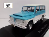 Miniatura Rural Willys Azul E Branca Customizada.