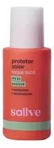Protetor Solar Facial Toque Seco Fps50 40g Sallve