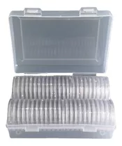 Caja Con 50 Capsulas 40mm Monedas Onzas, 50 Np, Estados!