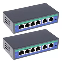 2x Do Adaptador De 6 Poe, Power Over Ethernet Para Câmera