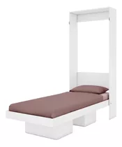 Cama Plegable Vertical 1 Plaza Manhattan Blanco