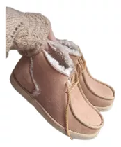 Botas Pantubotas Wallaby Bajo Clasico Corderito Mujer 34-42