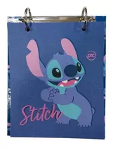 Caderno Argolado Porta Fichas Stitch 80 Folhas Oficial Dac