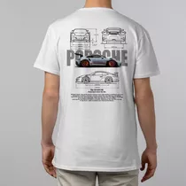 Playera Con Diseño De Porsch 911 Gt3 Rs 100% Algodón