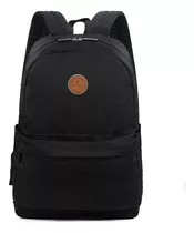 Mochila Aoking Liceal Escolar Adulto Notebook Color Negro