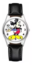 Reloj Importado Mickey Mouse Con Manecillas De Manitos