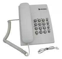 Telefono Fijo Funcion Redial Mesa O Pared Con Cable Blanco C