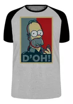 Camiseta Plus Size Extra Grand Homer Simpsons D'oh Rosquinha