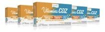 Kit 5 Vitamina Cdz Zinco + C + D Equaliv 30 Cápsulas Sabor Sem Sabor