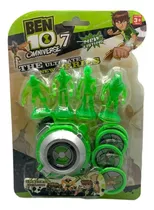 Ben 10 Omnitrix Reloj Brazalete Lanzador Fichas Aliens