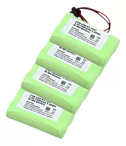 4x1400mah 2.4v Batería Para Uniden:bt904 Bp904 Bt1007 Bt1015