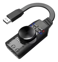 Adaptador De Tarjeta De Sonido De Audio Externo Usb 2.0 3d