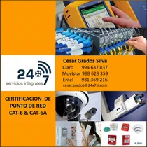 Certificación De Puntos De Red F.o. Y Cobre Categoría 6 Y 6a