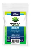 Sleeve Mini Euro 45 X 68mm (100 Unidades) - Meeple Vã­rus