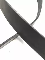 Lonjas Cuero Vaqueta Negra 35mm. Cinturones, Collares, Etc