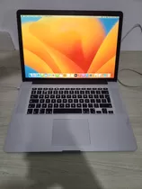 Apple Macbook Pro Retina 15 Ano 2013 A1398 I7/8gb/256ssd,,