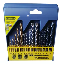 Juego / Set Brocas Para Metal Concreto Madera 16pcs Taladro