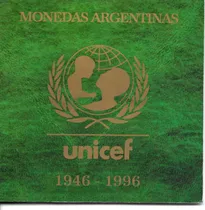 Blister Unicef - Monedas 1 $ Y 50 Ctvs 1996 - Sin Circular