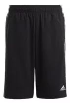 Short adidas Essentials 3 Stripes Niños Training Negro