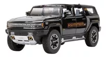 Carrinho De Carro Miniatura Black Mamba 1:24 Hummer Ev Metal