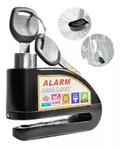 Candado Freno De Disco Con Alarma Para Moto O Bicicleta Inox