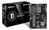 Motherboard Minería Asrock H110 Pro Btc+ Nueva En Caja