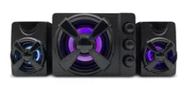 Caixa De Som 2.1 Gamer 30w Rms Rgb Usb P2 Subwoofer Sp952